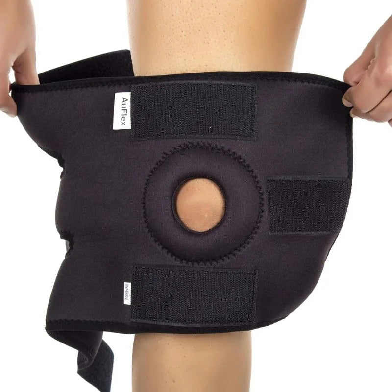 open patella knee support brace hunk PK free size