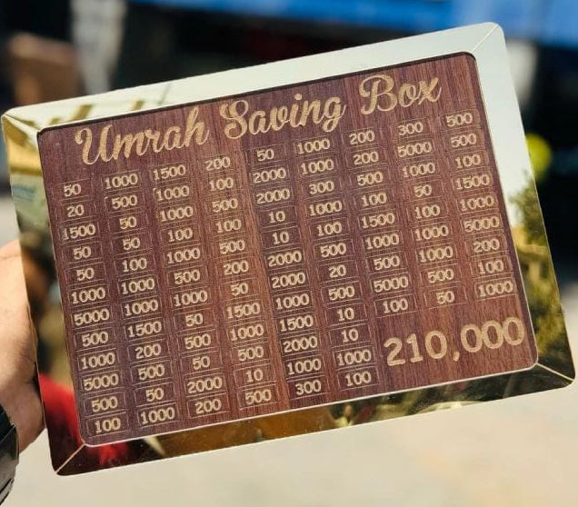 Money Wooden Saving Box