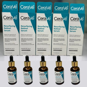 CeraVe Resurfacing Retinol Serum (30ml) | Post-Acne Marks, Pore Minimizer & Brightening Face Serum