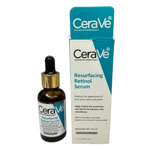 CeraVe Resurfacing Retinol Serum (30ml) | Post-Acne Marks, Pore Minimizer & Brightening Face Serum